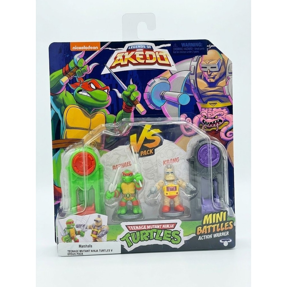 Legends of Akedo TMNT Teenage Mutant Ninja Turtles Leonardo vs Rocksteady – New